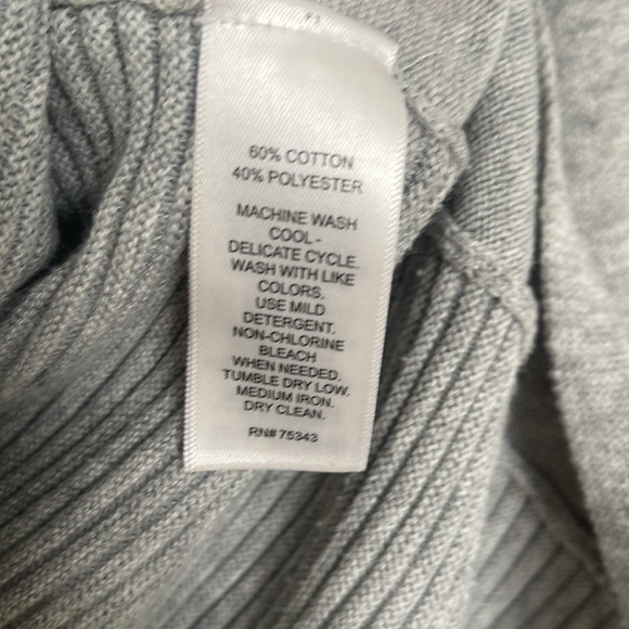 Grey Ribbed Hoodie - Picture 3 of 9